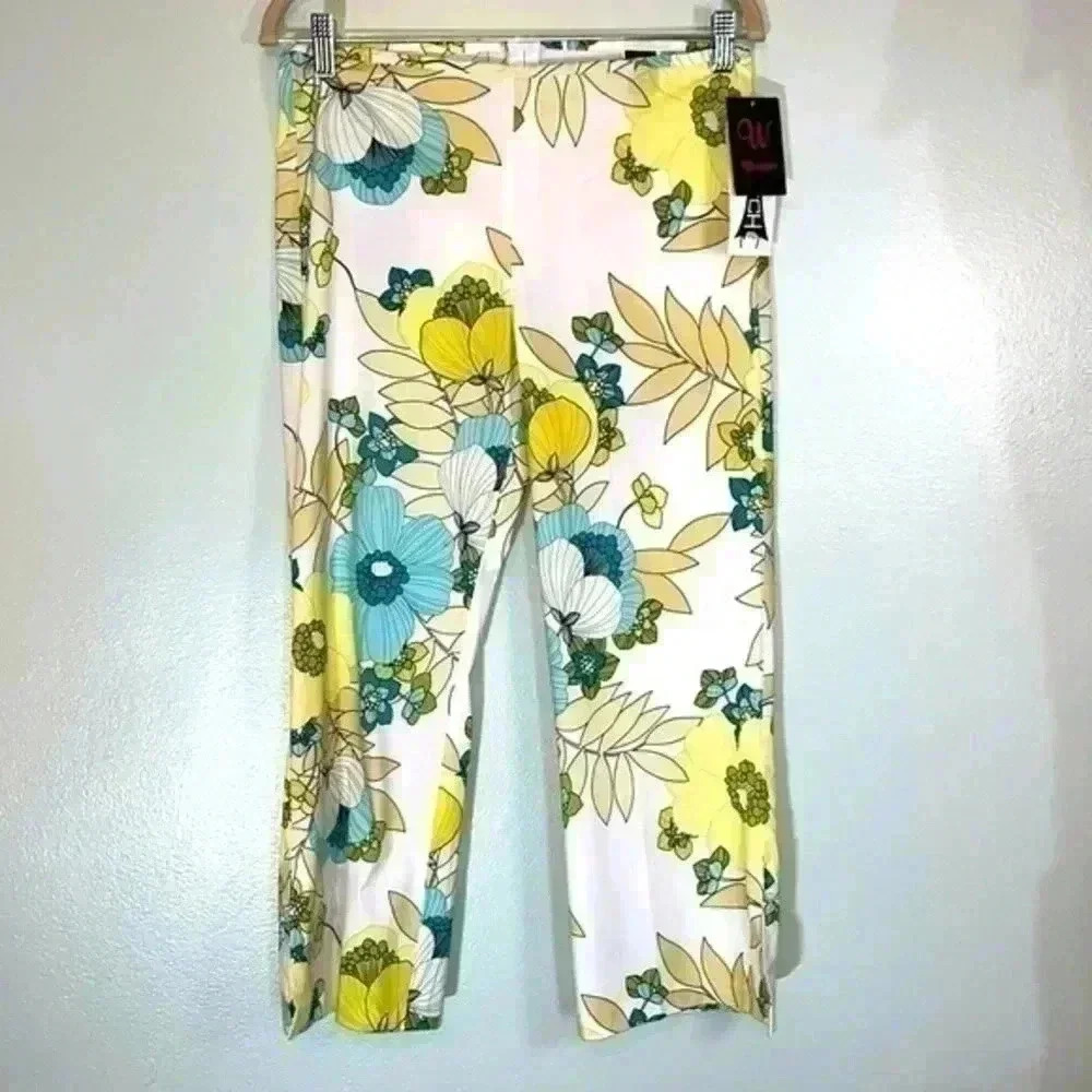 Wrapper Floral Lounge Pants Bottoms Size 9 juniors NWT